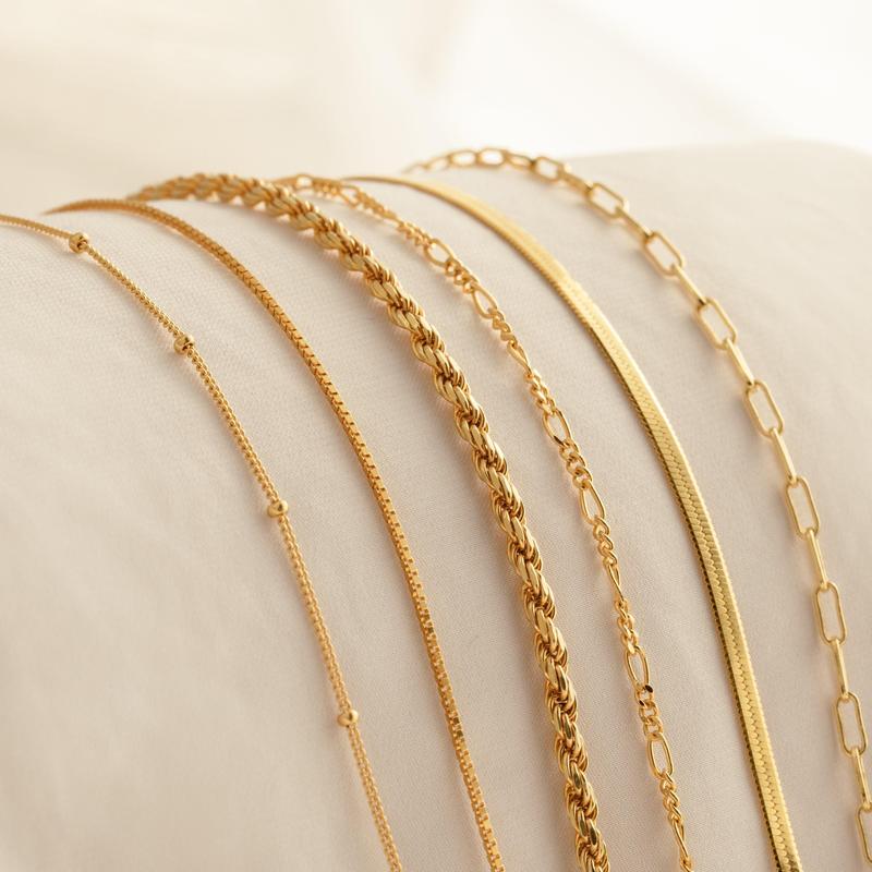 Classic 14K Bracelet Stack (6pc)