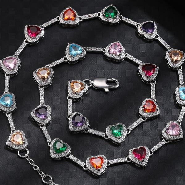 Heart Shaped Colorful Chain