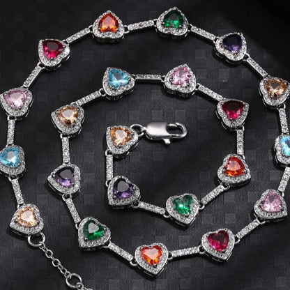 Heart Shaped Colorful Chain