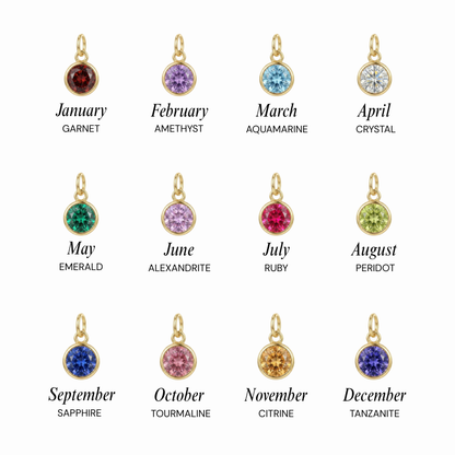 Birthstone Cross Necklace