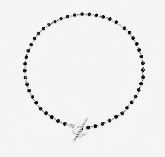 Floral Choker Flower Clasp Necklace