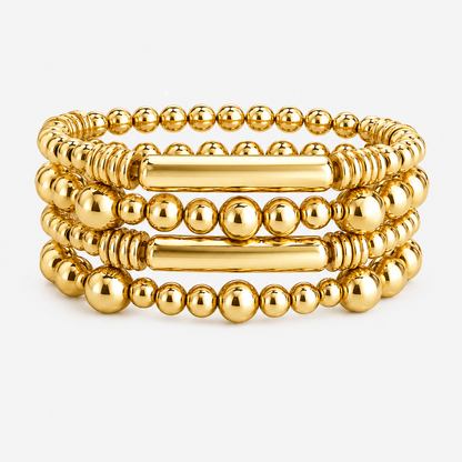 5pc Beaded Bracelet Stack Set