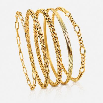 5pc Classic Bracelets Stack