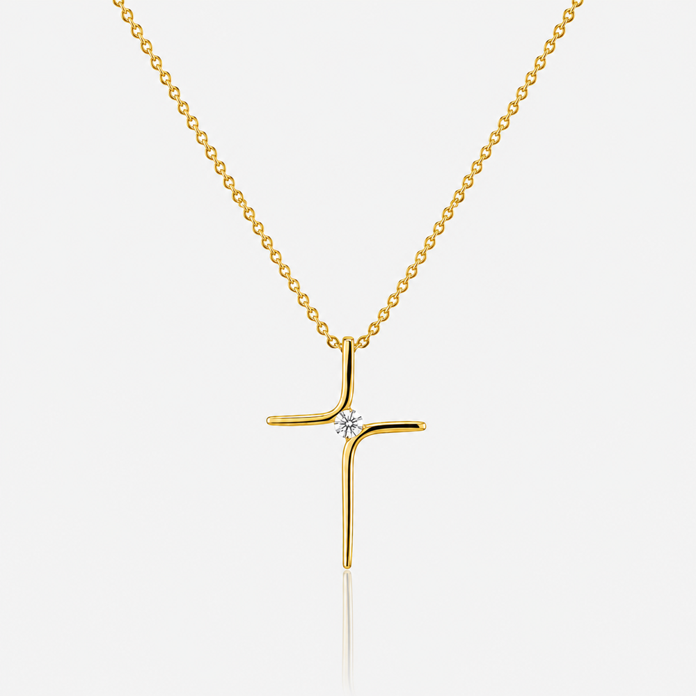 Core Cross Necklace