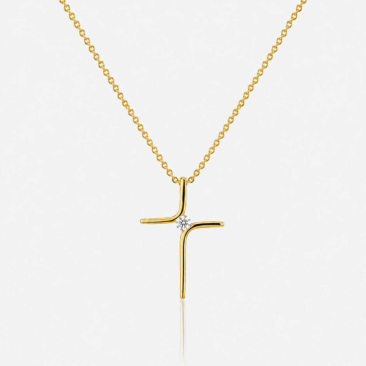 Core Cross Necklace