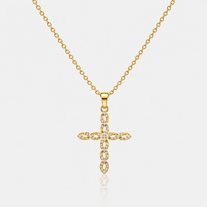 Twisted Cross Necklace
