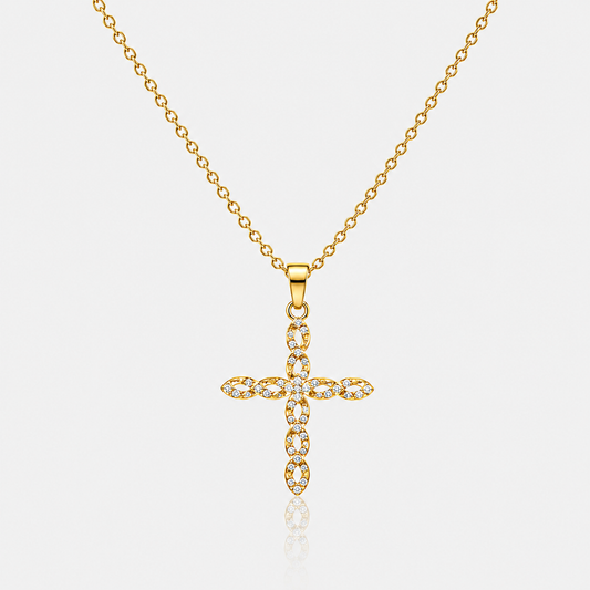 Twisted Cross Necklace