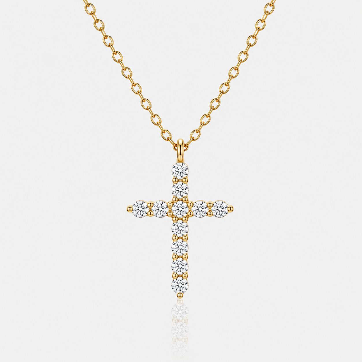 Crystal Cross Necklace