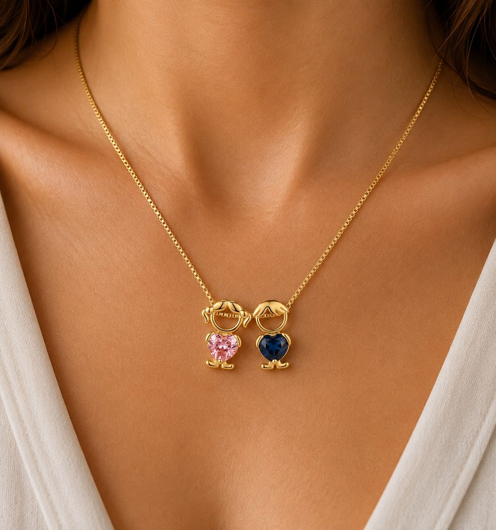 The Forever Family Custom Boy/Girl Necklace