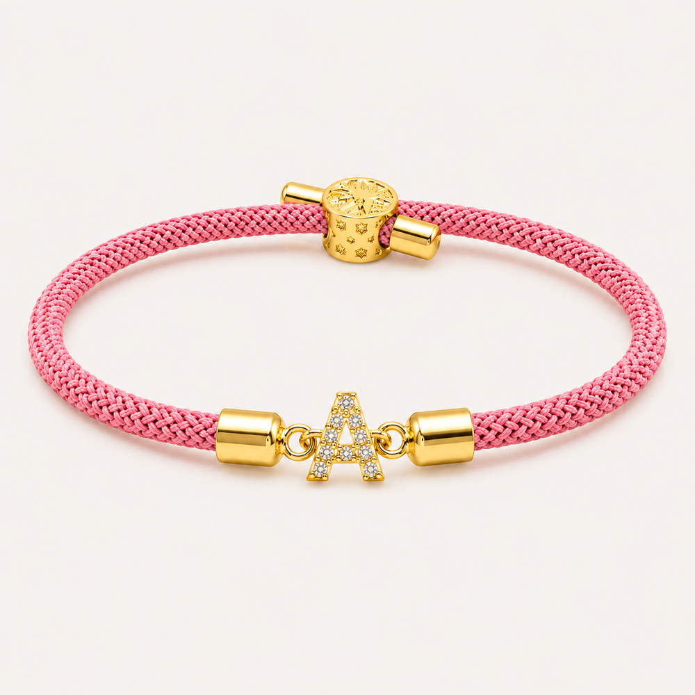 Adjustable Letter Initial Bracelets