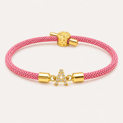 Adjustable Letter Initial Bracelets