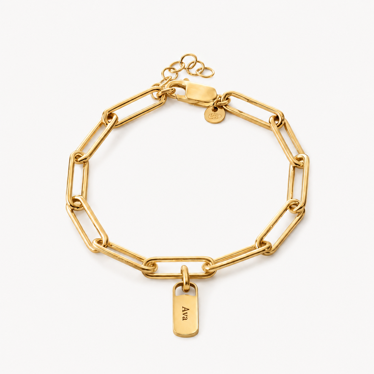 Personalised Bracelet with Engraved Tags