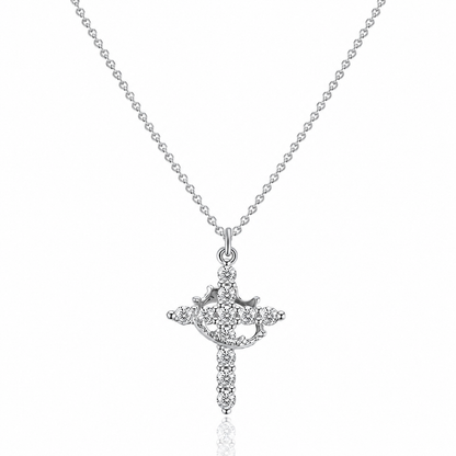 Cross & Crown Necklace