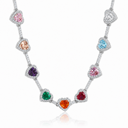 Heart Shaped Colorful Chain