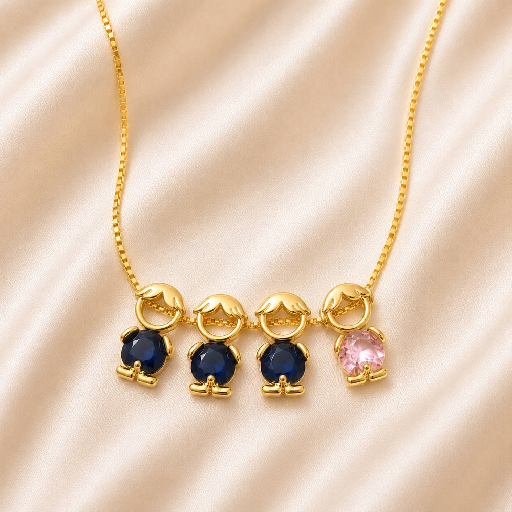 The Forever Family Custom Boy/Girl Necklace