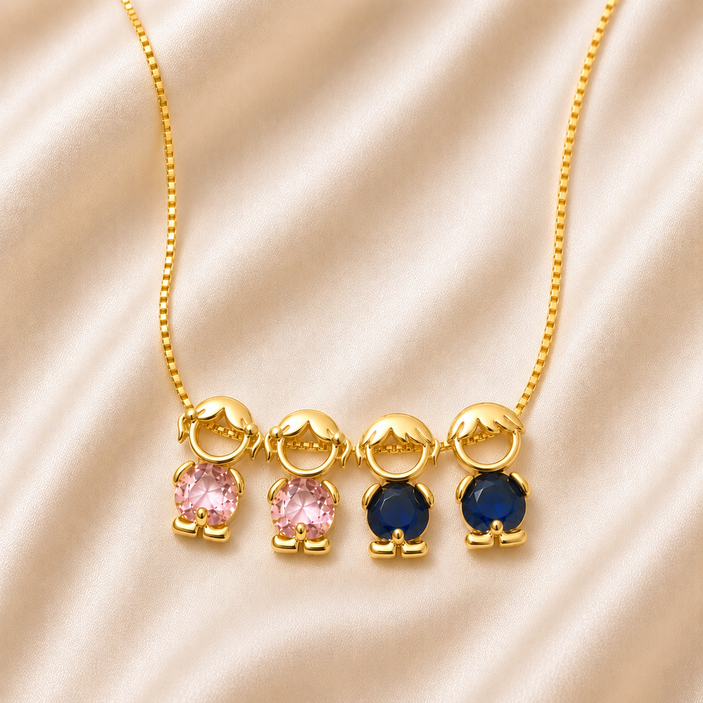 The Forever Family Custom Boy/Girl Necklace