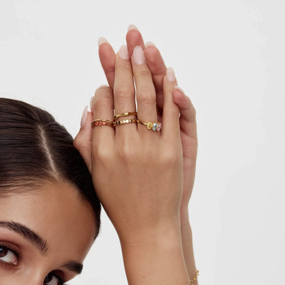 Marquise Family Birthstone Ring