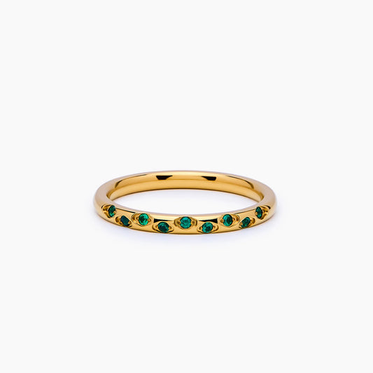 Celestial Birthstone Ring
