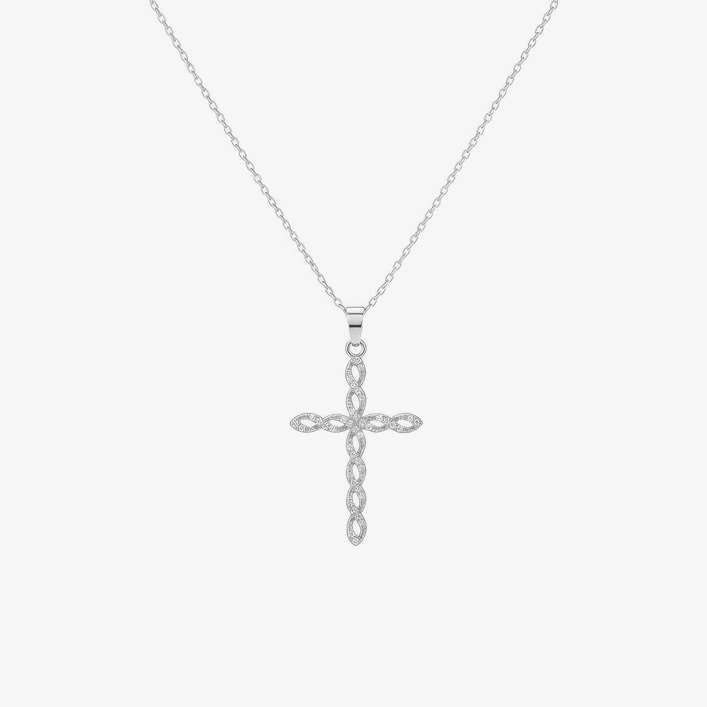 Twisted Cross Necklace