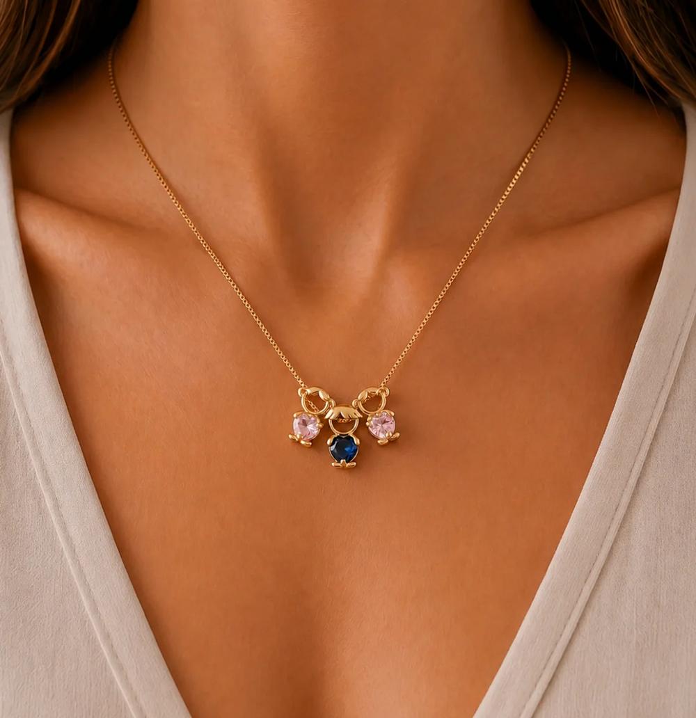 The Forever Family Custom Boy/Girl Necklace