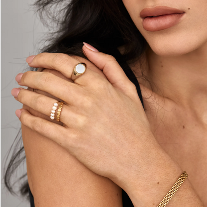 Mother Of Pearl Ring
