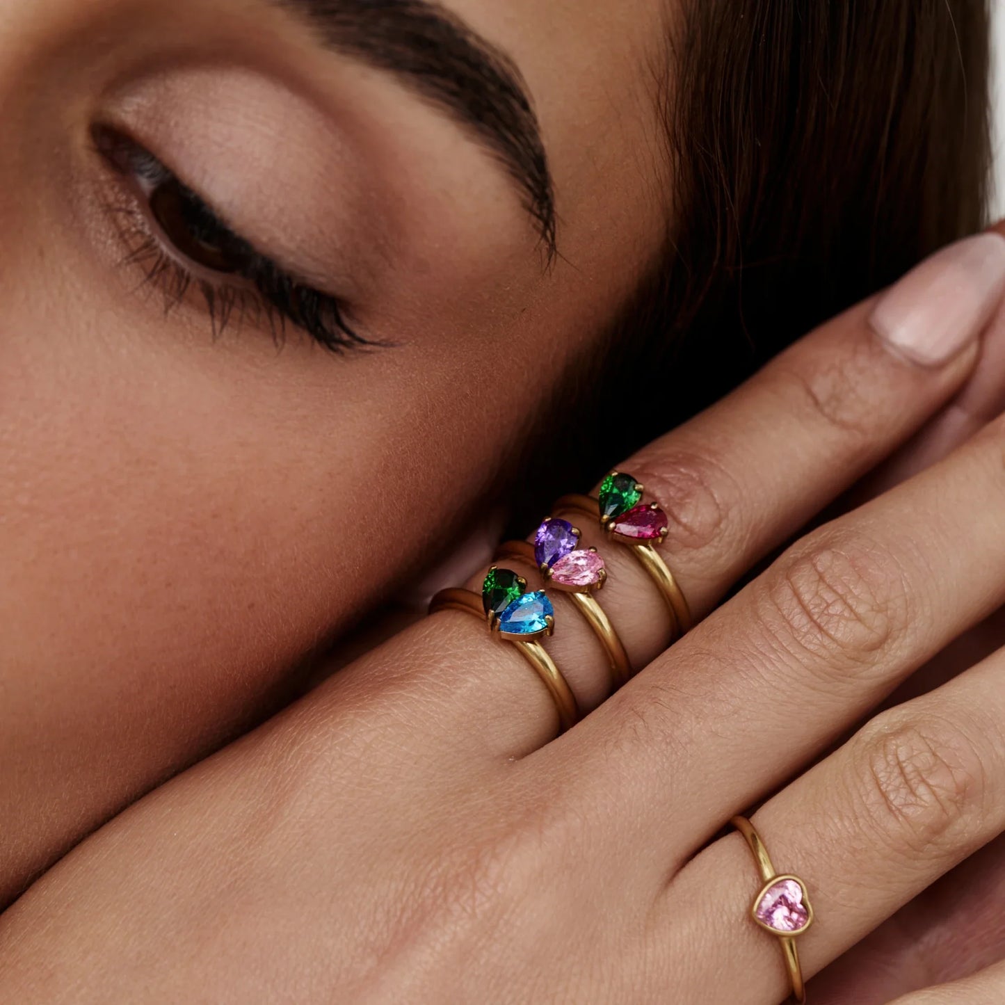 Better Half Birthstone Ring