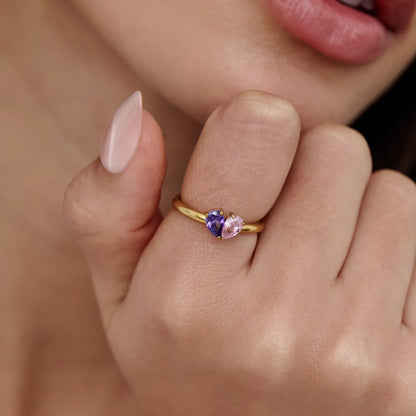 Better Half Birthstone Ring