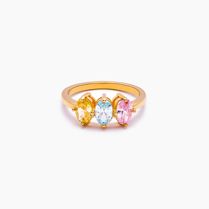 Marquise Family Birthstone Ring
