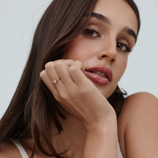Solo Heart Birthstone Ring